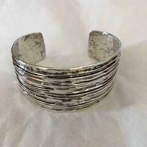 Handmade Sterling silver cuff bracelet